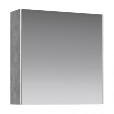 Зеркальный шкаф Aqwella Mobi 60 см, бетон светлый
