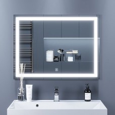 Зеркало для ванной Uperwood Tanos (90*80 см, LED подсветка, сенсорный выключатель, антизапотевание)