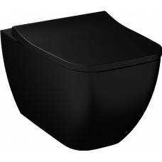 Крышка-сиденье VitrA Shift 91-083-009 с микролифтом, петли хром, черная