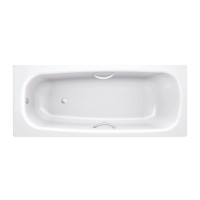 Стальная ванна BLB UNIVERSAL HG 150*70, белая, с отверстиями для ручек