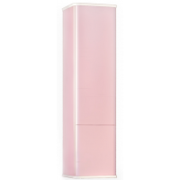 Шкаф-пенал Jorno Pastel Pas.04.125/P/PI 125 розовой иней