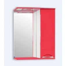 Зеркальный шкаф Style Line Жасмин 650/С (700*650*154) КРАСНЫЙ