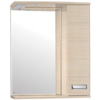 Зеркальный шкаф Style Line Ирис 600/С (730*600*234) ВЕНГЕ СВЕТЛ