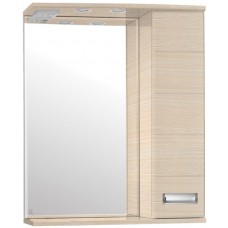 Зеркальный шкаф Style Line Ирис 600/С (730*600*234) ВЕНГЕ СВЕТЛ