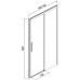 Душевая дверь Aquanet Pleasure AE60-N-140H200U-BT 140, прозрачное стекло