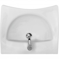 Раковина для ванной CERSANIT ETIUDA 65, P-UM-ETI65/1, 1 отверстие, белый