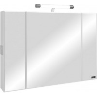 Шкаф зеркальный СанТа Стандарт-90 (фацет) с подсветкой