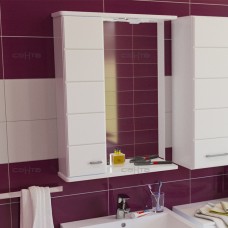 Шкаф зеркальный СанТа Омега-50 левый со светильником
