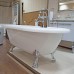 Акриловая ванна "Леонесса" на ножках со сливом-переливом, 175x80, комплектация хром, RADOMIR
