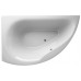 Акриловая ванна Alpen Dallas 160*105 L цвет Snow white, левая (AVB0012)