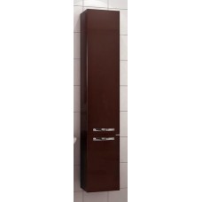 Шкаф-пенал для ванной (колонна) Акватон Ария подвесной темно-коричневый