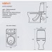 Унитаз-компакт Sanita Идеал Комфорт IDLSACC01030713 с сиденьем