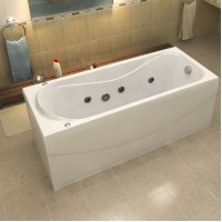 Акриловая ванна Bas Стайл 160x70 в комплекте каркас