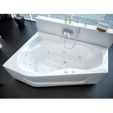 Акриловая ванна Акватек Медея 170x95 L левосторонняя каркас, слив перелив