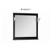 Зеркало Aquanet Валенса 100 черное кракалет серебро  180297