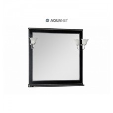 Зеркало Aquanet Валенса 100 черное кракалет серебро  180297