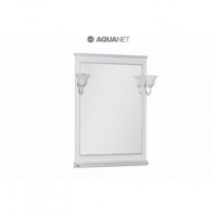 Зеркало Aquanet Валенса 70 белое кракалет серебро 180142