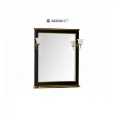 Зеркало Aquanet Валенса 80 черное кракалет золото  180293