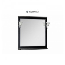 Зеркало Aquanet Валенса 90 черное кракалет серебро 180140