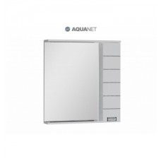 Зеркало-шкаф Aquanet Доминика 80 LED белый