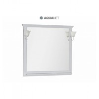 Зеркало Aquanet Лагуна 105 белая матовая 175304