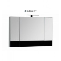Зеркало-шкаф Aquanet Верона 100 черный